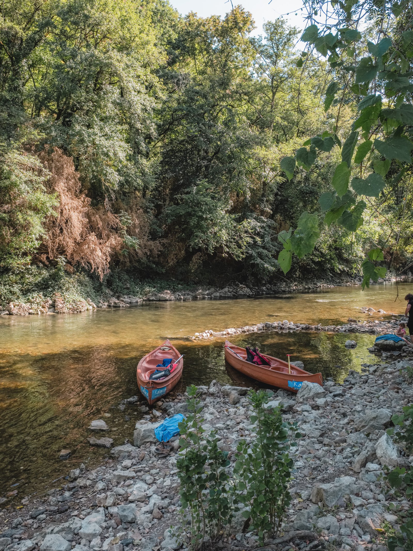 Canoë sur le Célé